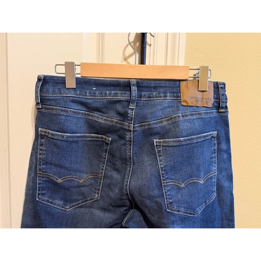 American Eagle Extreme Flex Original Boot Cut Fit Blue Jeans Men's 32x30 - Picture 7 of 13